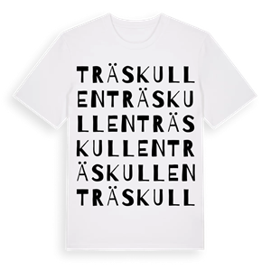 Träskullen ordlek t-shirt – ekologisk bomull t-shirt från Pinshirt