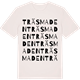 Vintage White t-shirt med Träsmaden ordlek t-shirt