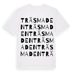 Träsmaden ordlek t-shirt – ekologisk bomull t-shirt från Pinshirt