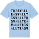 Blue Soul t-shirt med Träsvall ordlek t-shirt