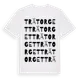 White t-shirt med Trätorget ordlek t-shirt