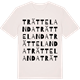 Vintage White t-shirt med Trättelanda ordlek t-shirt