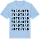 Blue Soul t-shirt med Tråvad ordlek t-shirt