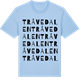Blue Soul t-shirt med Tråvedalen ordlek t-shirt