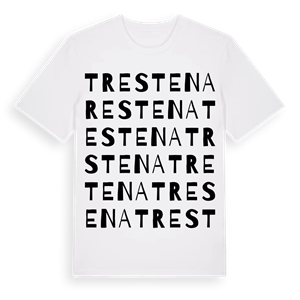 Trestena ordlek t-shirt – ekologisk bomull t-shirt från Pinshirt