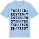 Blue Soul t-shirt med Trestena ordlek t-shirt