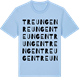 Blue Soul t-shirt med Treungen ordlek t-shirt