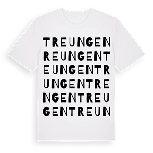 Treungen ordlek t-shirt – ekologisk bomull t-shirt från Pinshirt