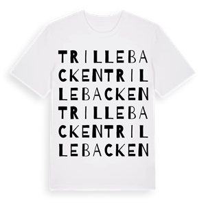 Trillebacken ordlek t-shirt – ekologisk bomull t-shirt från Pinshirt