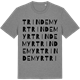 Mid Heather Gray t-shirt med Trindemyr ordlek t-shirt