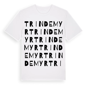 Trindemyr ordlek t-shirt – ekologisk bomull t-shirt från Pinshirt