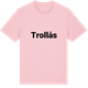 Pink Cotton t-shirt med Trollås fetstil t-shirt