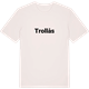 Vintage White t-shirt med Trollås fetstil t-shirt