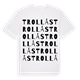 White t-shirt med Trollås ordlek t-shirt