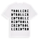 Trollered ordlek t-shirt