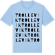 Blue Soul t-shirt med Trollevik ordlek t-shirt