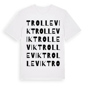 Trollevik ordlek t-shirt – ekologisk bomull t-shirt från Pinshirt