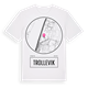 White t-shirt med Trollevik t-shirt