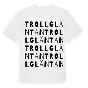 Trollgläntan ordlek t-shirt – ekologisk bomull t-shirt från Pinshirt