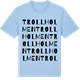 Blue Soul t-shirt med Trollholmen ordlek t-shirt