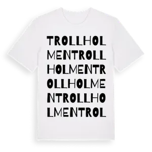 Trollholmen ordlek t-shirt – ekologisk bomull t-shirt från Pinshirt