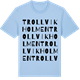 Blue Soul t-shirt med Trollvikholmen ordlek t-shirt
