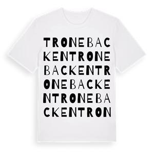 Tronebacken ordlek t-shirt – ekologisk bomull t-shirt från Pinshirt