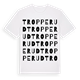 Tropperud ordlek t-shirt