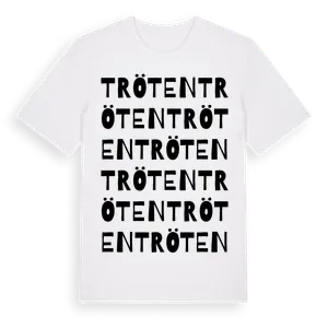 Tröten ordlek t-shirt – ekologisk bomull t-shirt från Pinshirt