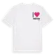 White t-shirt med Jag älskar Tröten t-shirt litet tryck