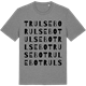 Mid Heather Gray t-shirt med Trulsebo ordlek t-shirt