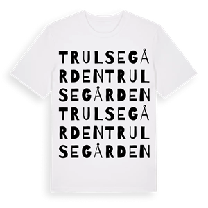Trulsegården ordlek t-shirt – ekologisk bomull t-shirt från Pinshirt