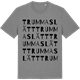 Mid Heather Gray t-shirt med Trummaslätt ordlek t-shirt