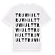 Truvhult ordlek t-shirt