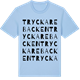 Blue Soul t-shirt med Tryckarebacken ordlek t-shirt