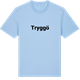 Blue Soul t-shirt med Tryggö fetstil t-shirt