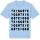 Blue Soul t-shirt med Tryggö ordlek t-shirt