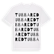 White t-shirt med Tubbared ordlek t-shirt