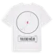 White t-shirt med Tulebo Höjd t-shirt