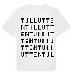 Tullutten ordlek t-shirt – ekologisk bomull t-shirt från Pinshirt