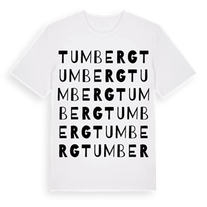 Tumberg ordlek t-shirt – ekologisk bomull t-shirt från Pinshirt