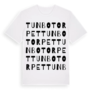 Tunbotorpet ordlek t-shirt – ekologisk bomull t-shirt från Pinshirt