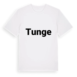 Tunge fetstil t-shirt – ekologisk bomull t-shirt från Pinshirt