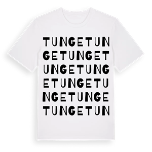 Tunge ordlek t-shirt – ekologisk bomull t-shirt från Pinshirt