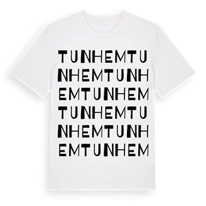 Tunhem ordlek t-shirt – ekologisk bomull t-shirt från Pinshirt