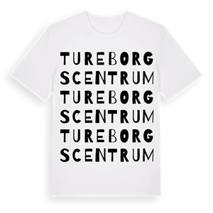 Tureborgs centrum ordlek t-shirt – ekologisk bomull t-shirt från Pinshirt