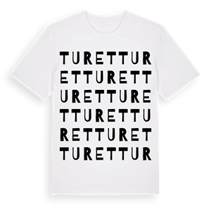 Turet ordlek t-shirt – ekologisk bomull t-shirt från Pinshirt
