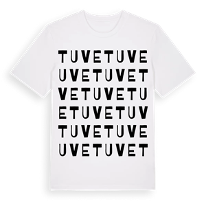 Tuve ordlek t-shirt – ekologisk bomull t-shirt från Pinshirt