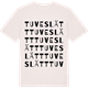 Vintage White t-shirt med Tuveslätt ordlek t-shirt