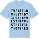 Blue Soul t-shirt med Tvålstad ordlek t-shirt